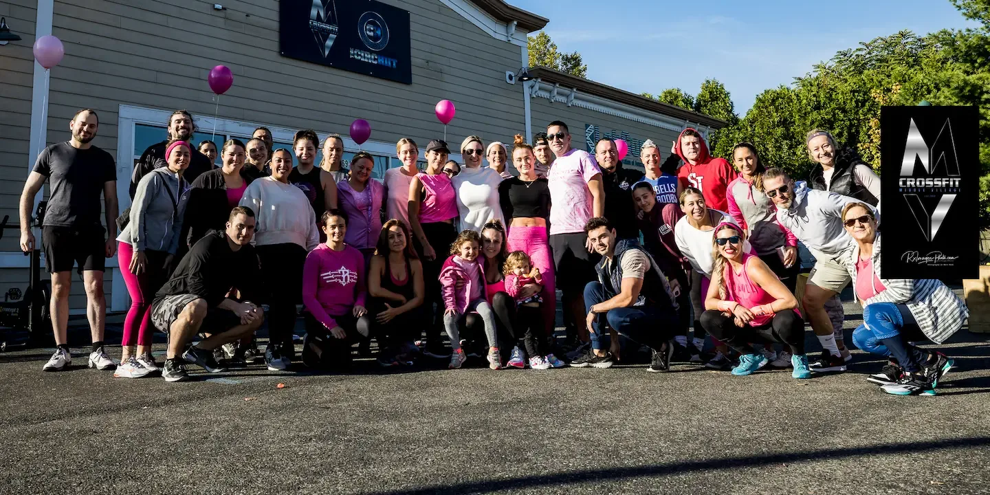 CrossFit Middle Village community members outside the gym